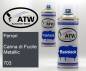 Preview: Ferrari, Canna di Fucile Metallic, 703: 400ml Sprühdose + 400ml Klarlack - Set, von ATW Autoteile West.